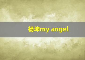 杨坤my angel